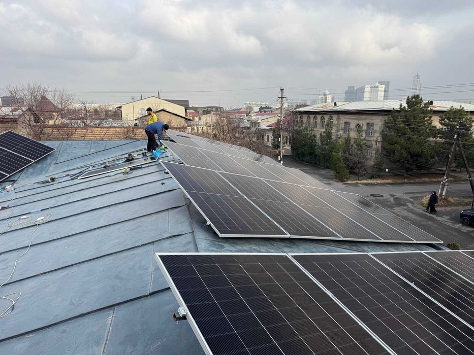 Қуёш панеллари ўрнатиш хизмати | 20–500 кВтгача | Кафолат билан