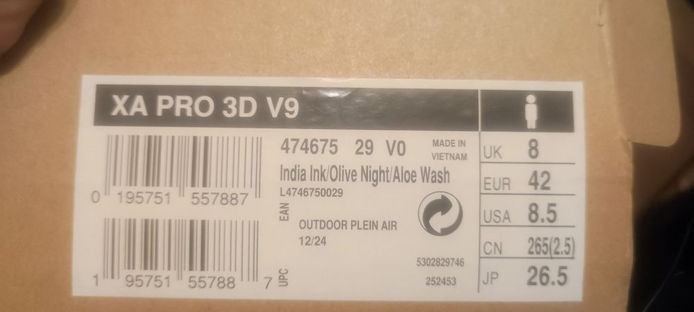 Adidași Salomon Pro 3D V9 mărime 42
