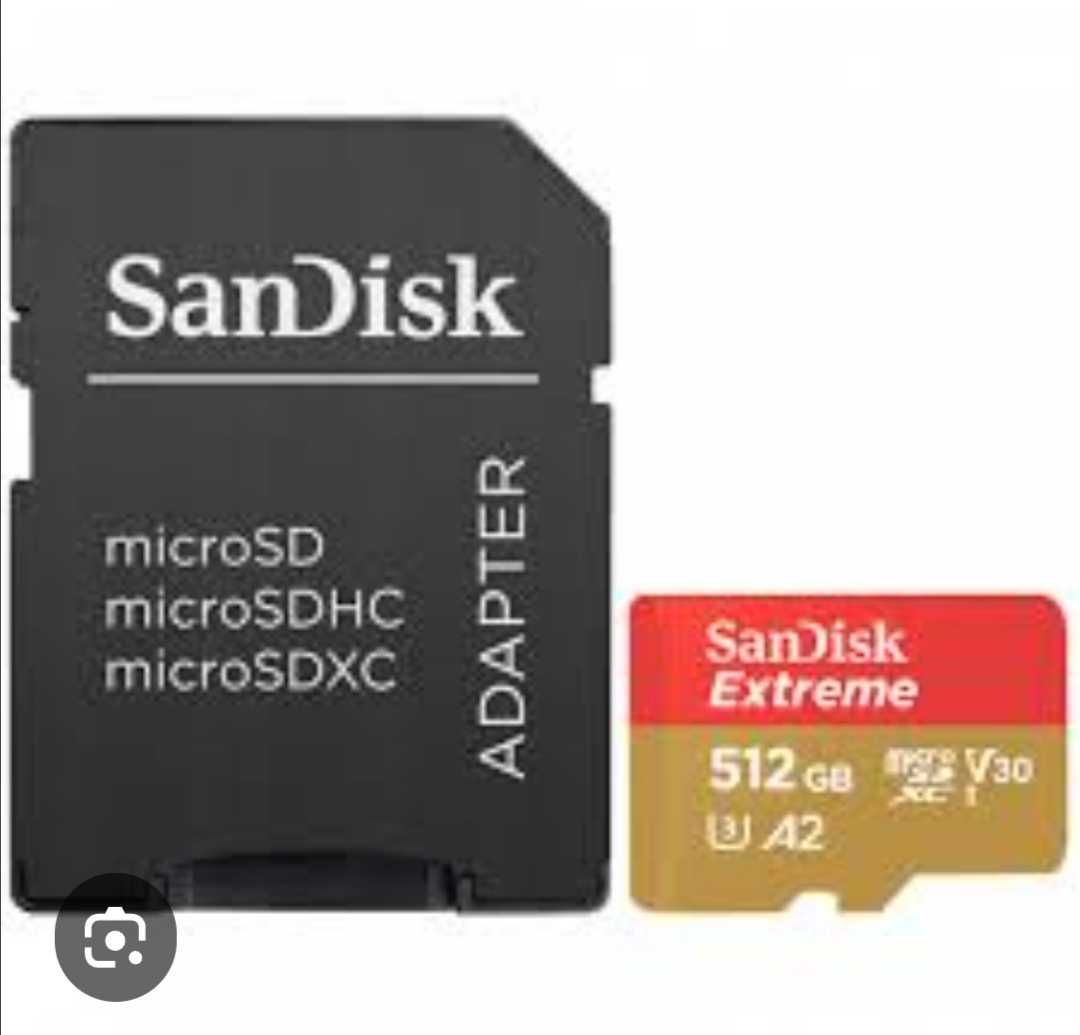 Микро флешка SanDisk 512 Gb Extreme 190 mb/s, флешка для телефона: 728 000  сум - Внешние накопители Ташкент на Olx