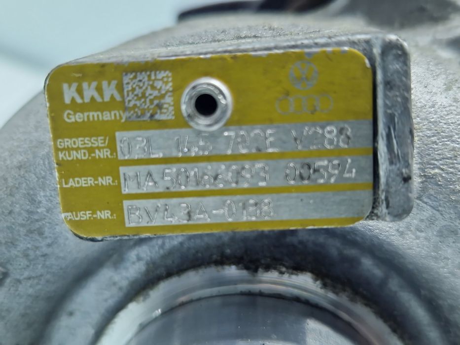 Turbina AUDI A5 Cabriolet (8F7) [Fabr 2009-2015] 03L145702E 2.0 TDI CA