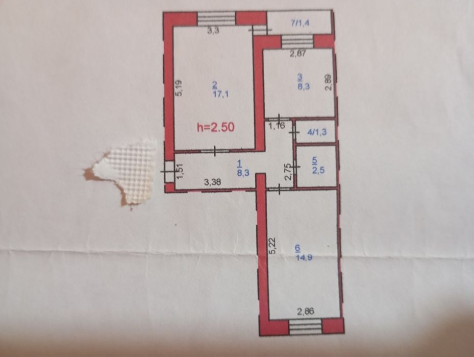 Продам квартиру 2х комнатную