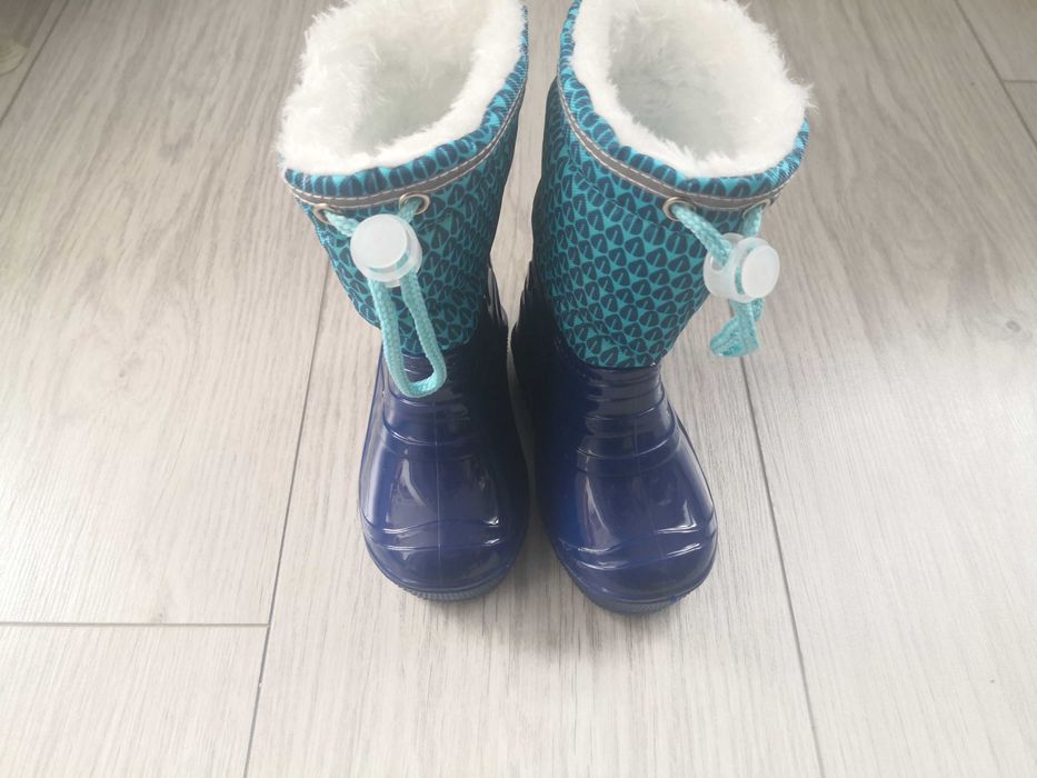 Гумени ботуши с подплата 20 номер