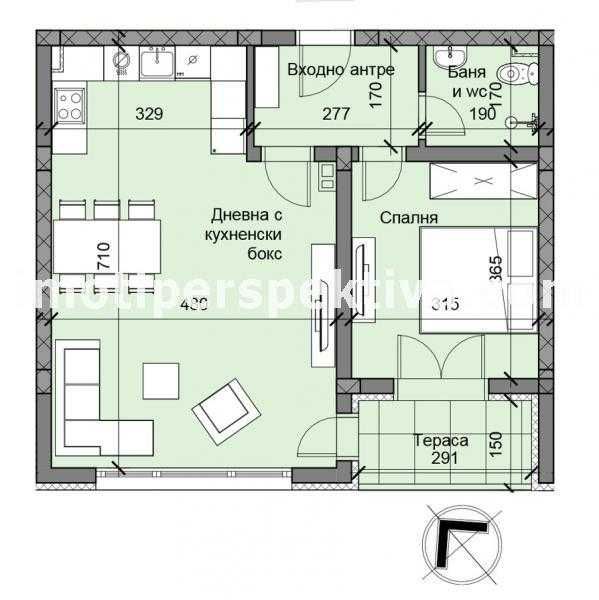 Продава се Двустаен апартамент в Пловдив, Остромила - 71 кв.м за 1198 €/кв.м - Снимка #4