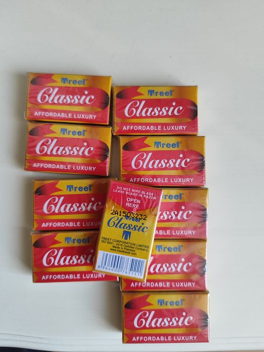 Лезвия для т-образной бритвы 100 шт