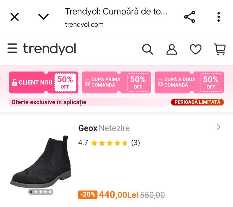 Ghete bărbați GEOX