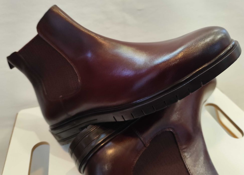Ghete chelsea 41.5 42 La Maison Du Chausseur NOI piele naturala moale