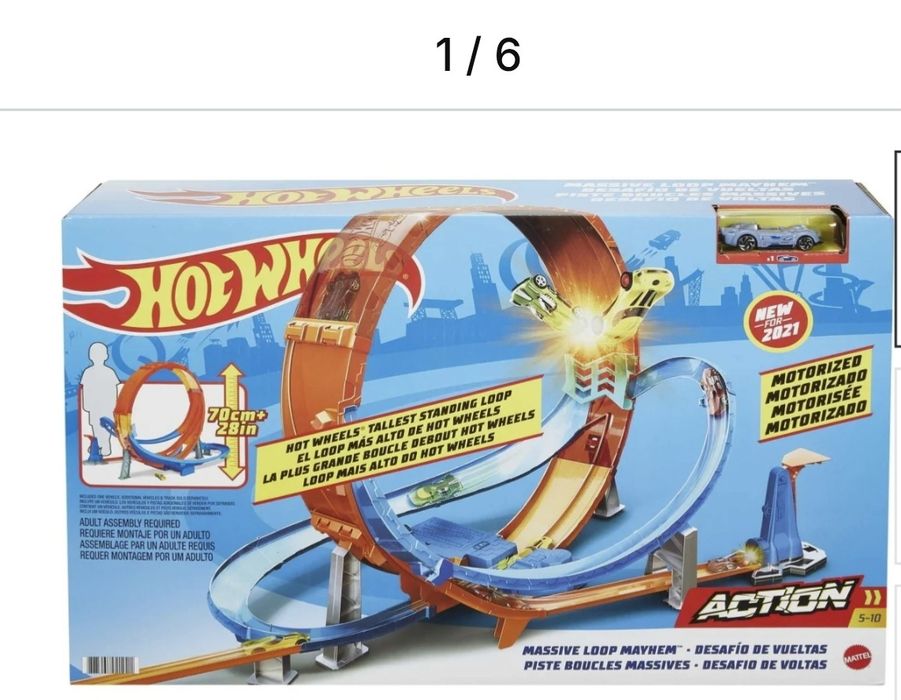 Pista Hot Wheels utilizata dar functionala