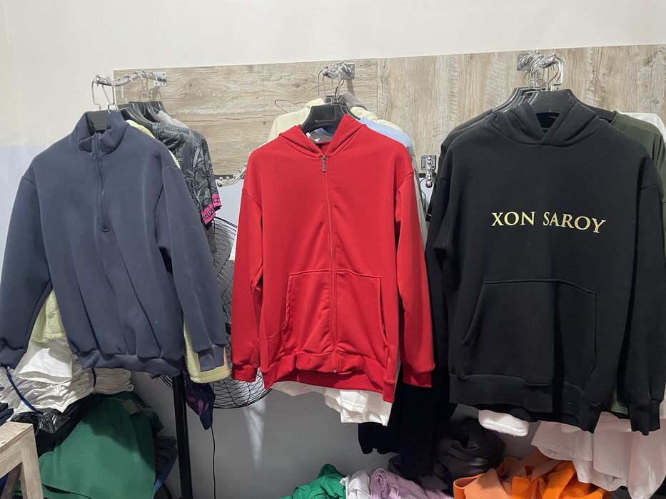 Худи свитшот лонгслив оверсайз