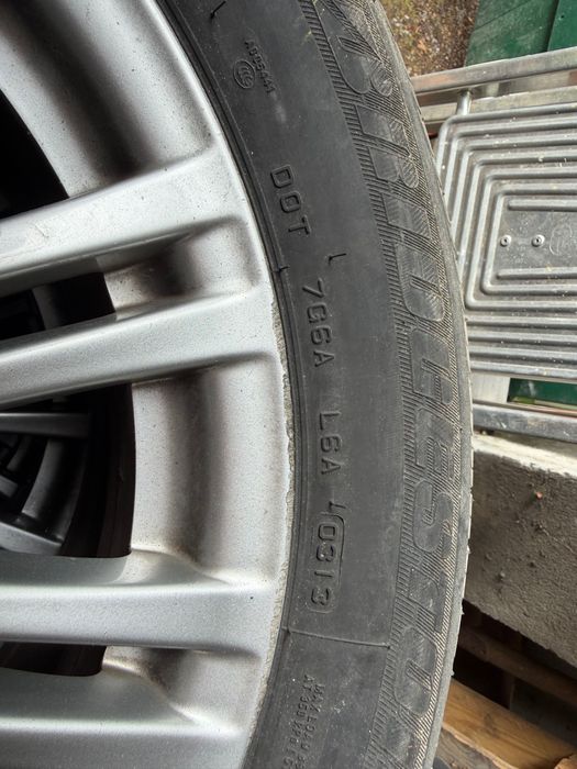 4 бр. алуминиеви джанти Mercedes с летни гуми 225/55 R16