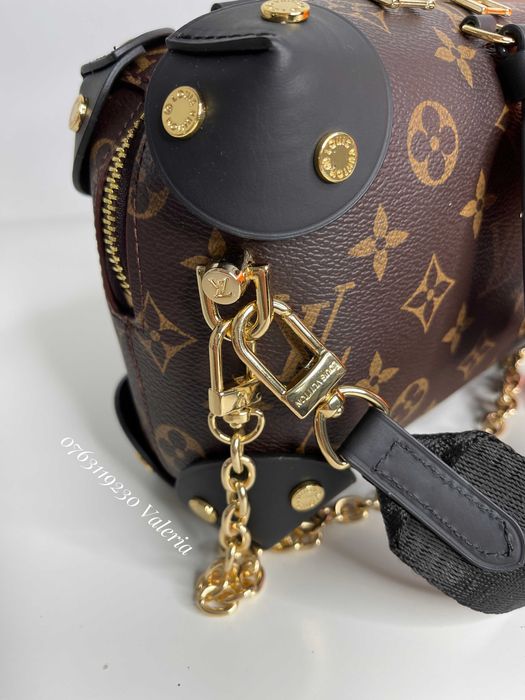 Geanta Louis Vuitton - Petite Malle Piele imprimeu Monogram