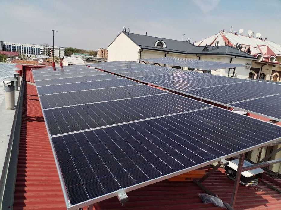 Quyosh panel podkluch ustanovka - установка солнечных панелей