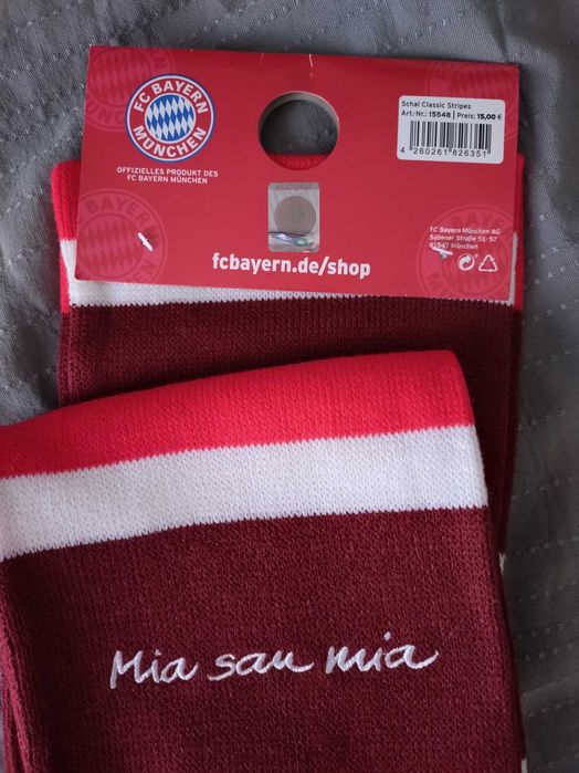 Fular, esarfa Original - Bayer Munchen, Nou cu eticheta