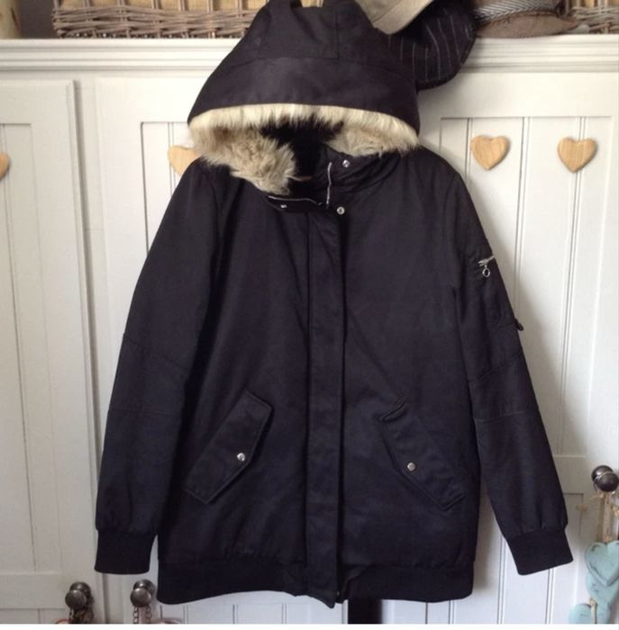 Zara зимно яке с естествен пух