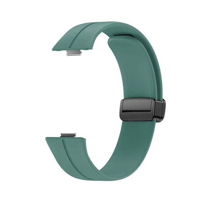 Каишка Silicone Magnet Black Buckle за Huawei Fit 3, Fit 4, Fit 4 Pro