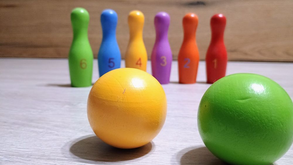 Сет дървени играчки