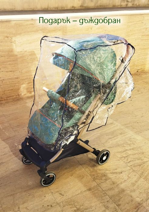 Лятна детска количка Chipolino Сити 15 кг + дъждобран за количка