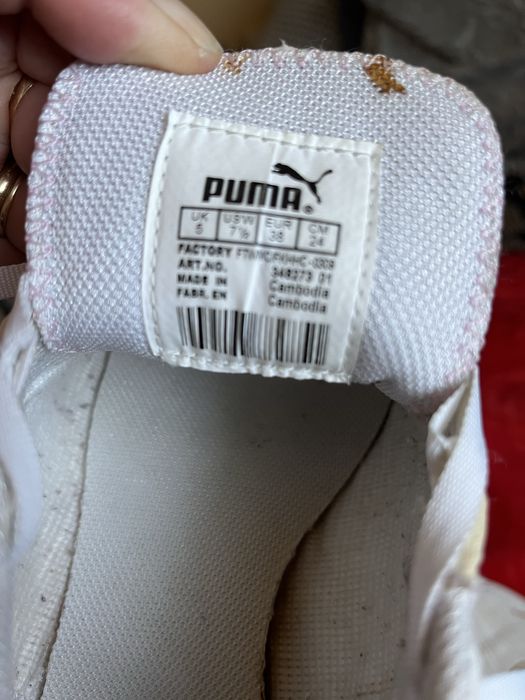 Adidasi Puma originali piele 38 pantofi sport 24cm