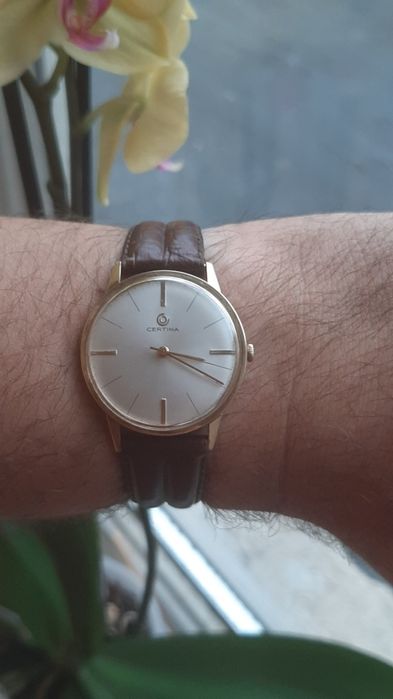 Certina ceas aur masiv 14kt mecanic