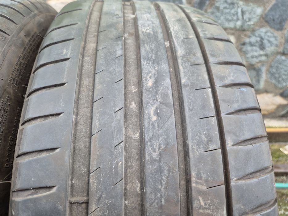 2бр летни гуми мишелин пилот спорт/ 225-45-17/ 2020г/ 4.3мм грайфер/