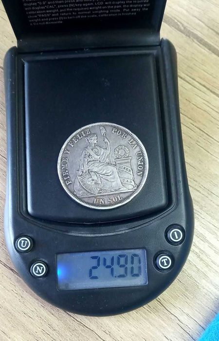 монета серебро 1871года