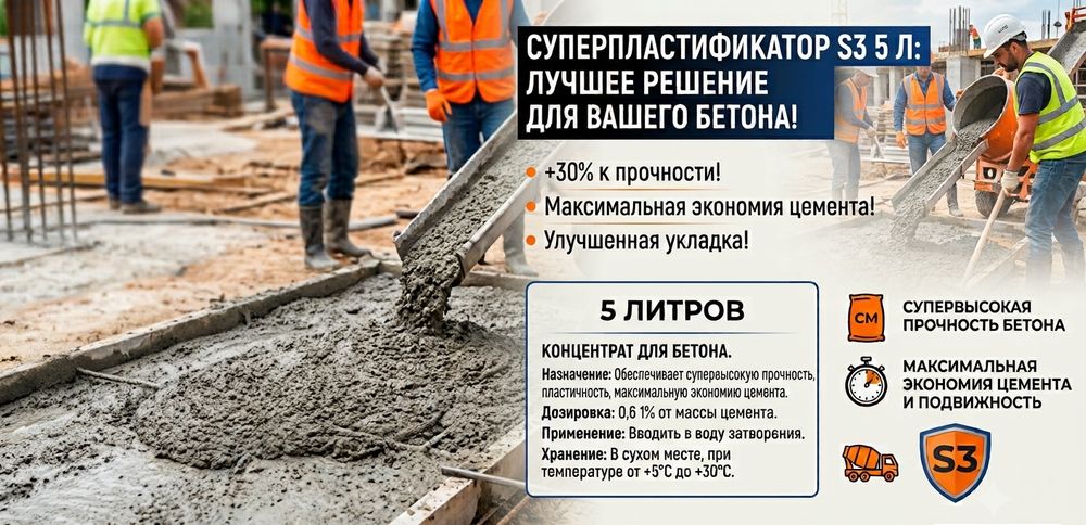 Пластификатор для бетона С3