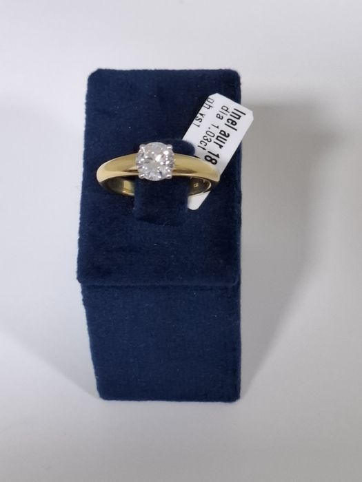Inel aur 18k cu diamant
