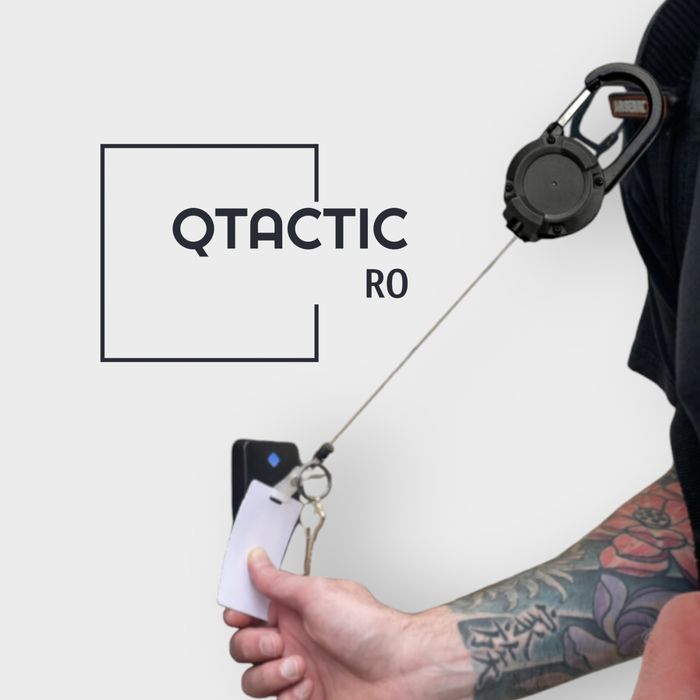 Carabiniera /suport chei retractabil cu carabina