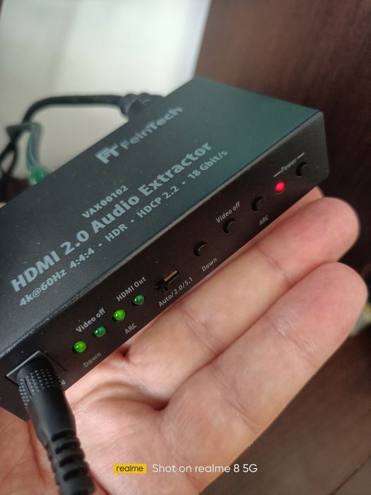 HDMI 2.0 Audio Extractor 4k HDR(defectă)