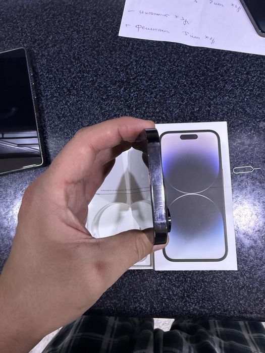 iphone 14 pro pamit 128g holati yahwi karopka dak bor oqip tel qlila