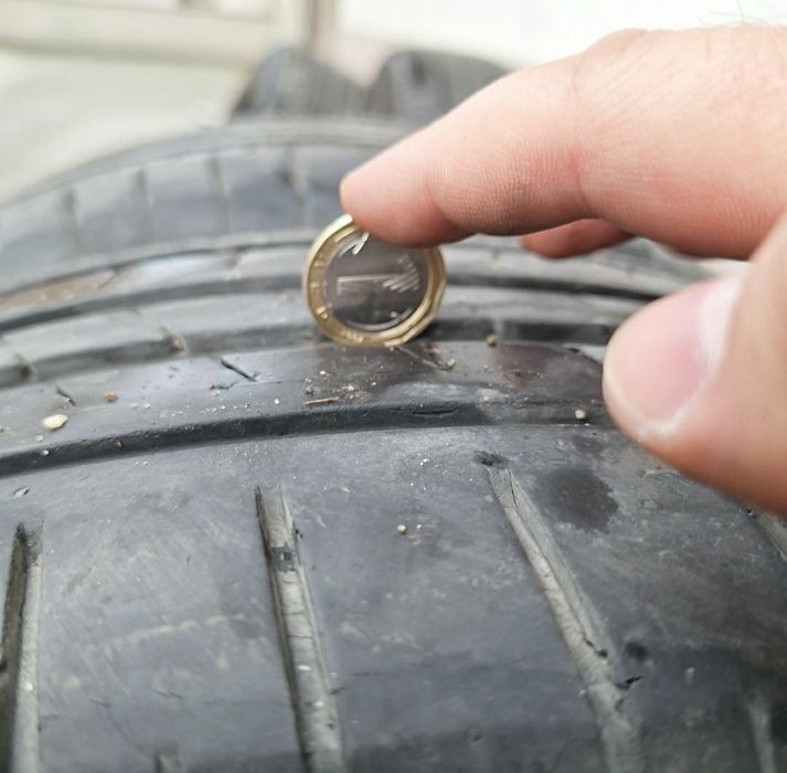 2 броя джанти 16 ки мазда 5x114.3 / 2 броя гуми  205/55/16