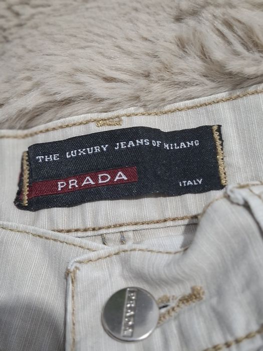 Blugi PRADA Albi Marimea 38