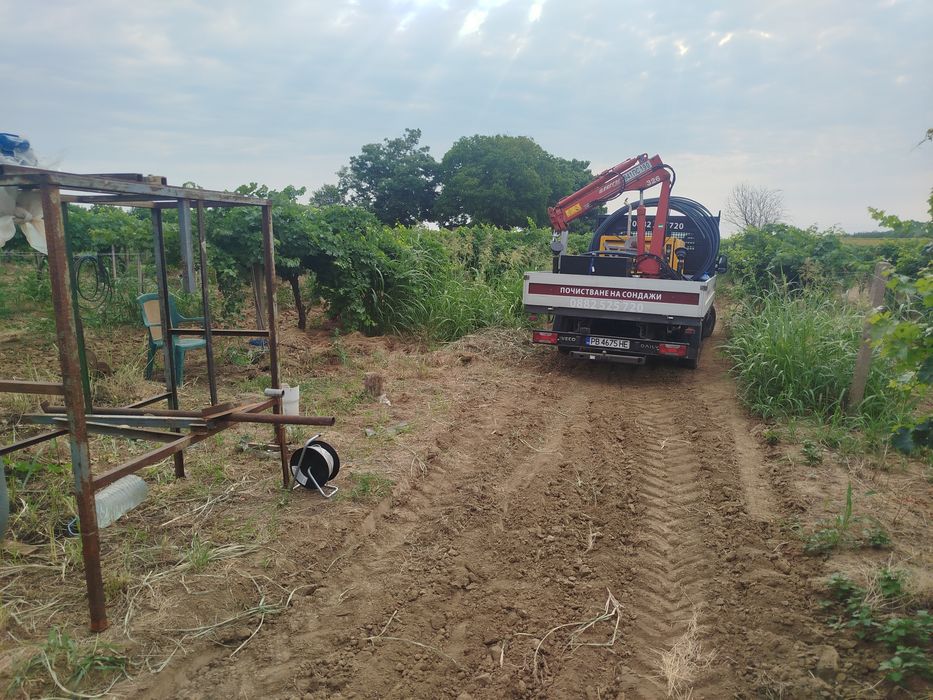 Вадене на заклещени помпи , еърлифт , камера