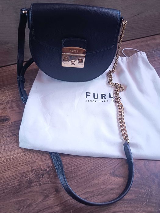Черна чанта Furla