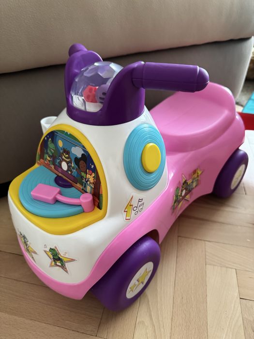 Кола за каране и бутане Fisher Price, лилав цвят