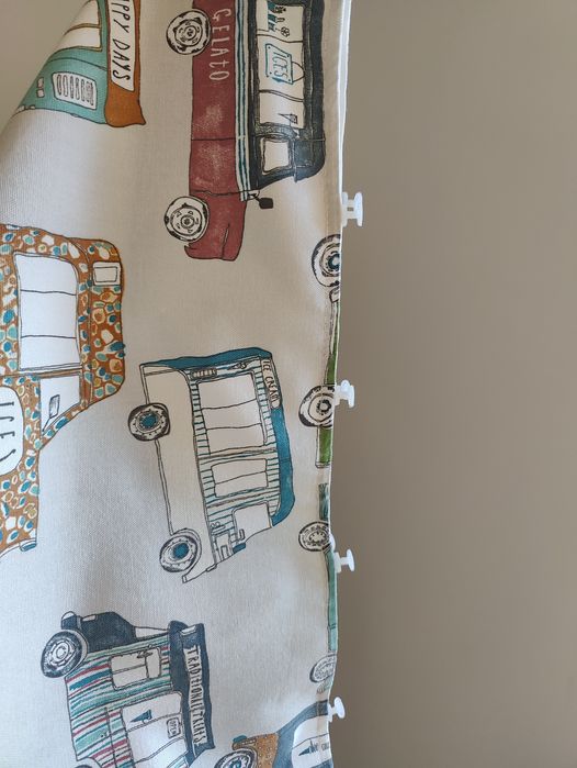 Шторы в детскую машинки