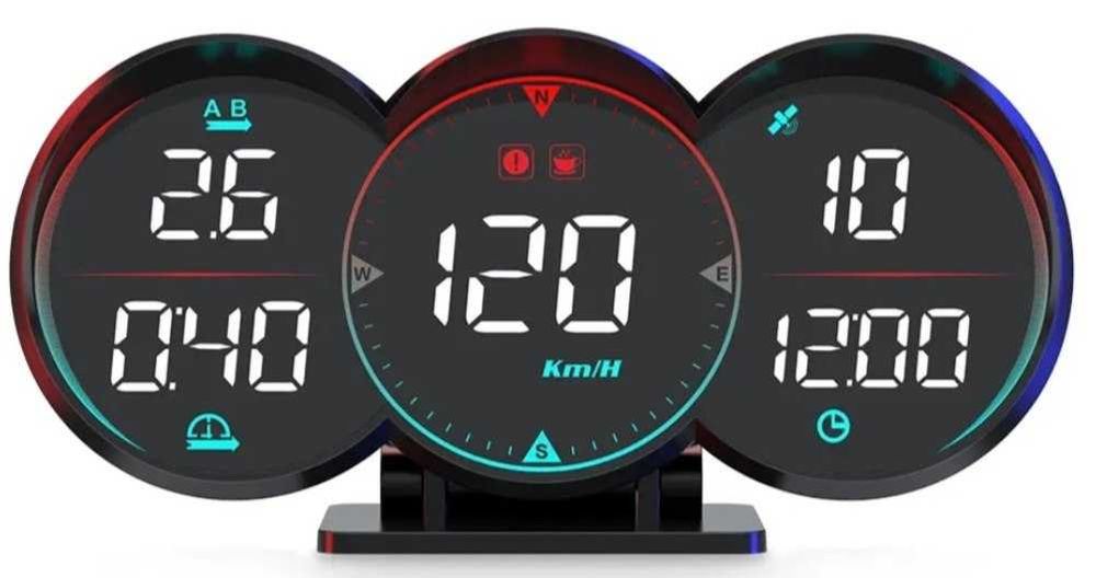 Бортовой компьютер для автомобилей, HUD - G17 GPS модель 2024 новая