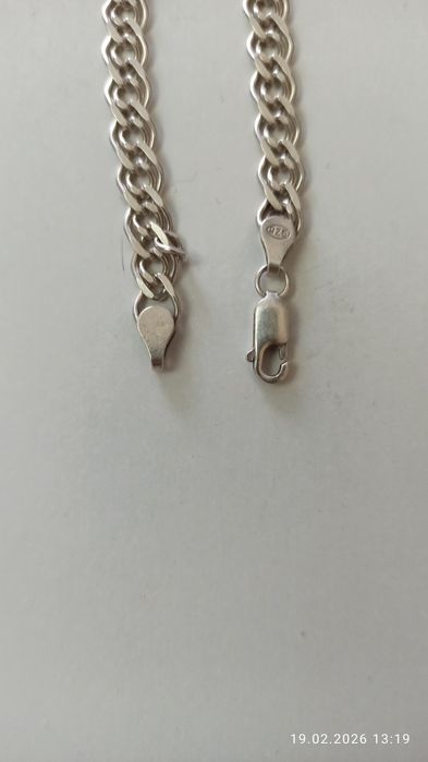 Цепочка серебро.