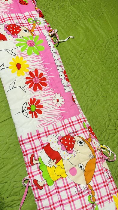 Бортики для детской кроватки,3м