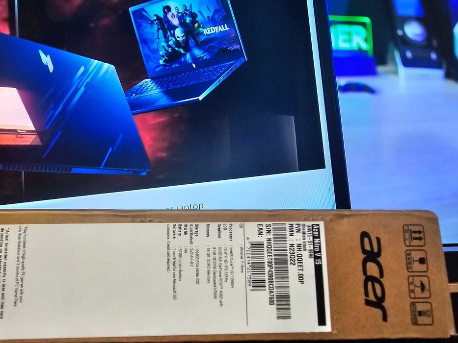 Laptop sigilat Acer Nitro v15 Procesor Intel Core I9 13900h, 1Tera ssd