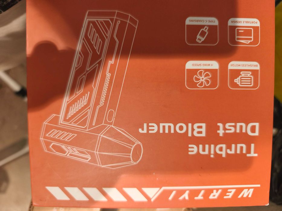 Чисто нов Метален Турбо Джет Фен VASSON 260 000 RPM, Безчетков ...
