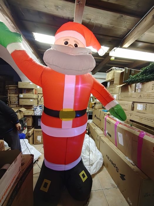 Moș Crăciun gonflabil 250cm
