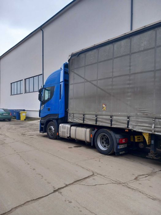 Iveco Stralis AS440S- Euro 6-2018- 480 CP- Stare buna  + Semiremorca