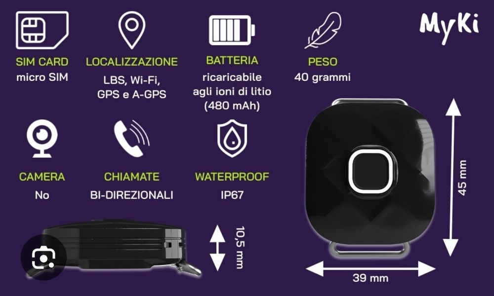 My myki spot tracker 3in1  gps, watch