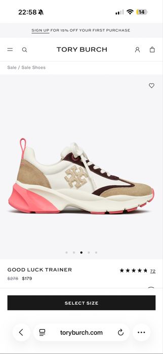 Кроссовки от tory burch