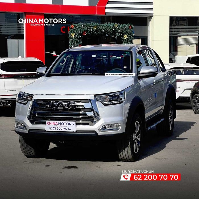 Jac T8 Pickup  Xorazm Jac Motors  avtosalonimizda sotuvda tayyor