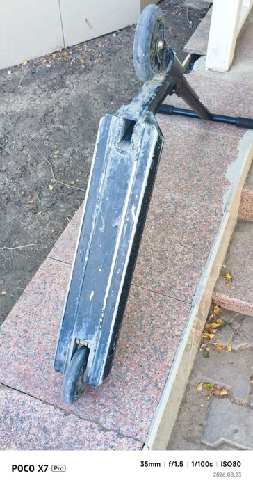 Трюковой самокат с т образным рулем