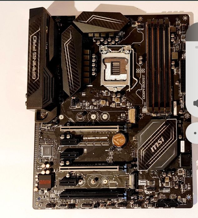 Procesor i5 7600k +placa baza z270 MSI carbon gaming + Ventilator Ther
