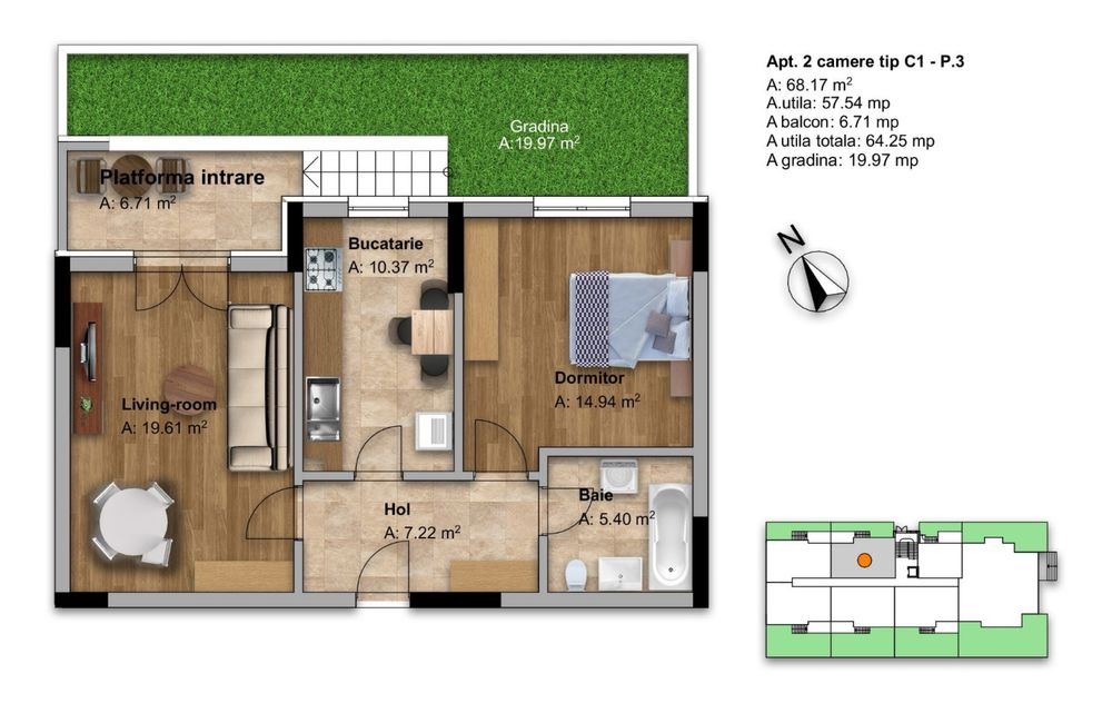 Apartamente cu 1/2/3/4 camere,garsnoiere,studio