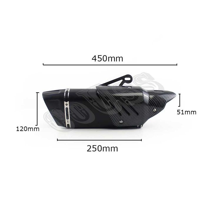 Ауспух Akrapovic Мотоциклет Мотор Пистов Скутер Гърне Спортно Спортен