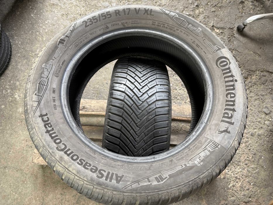 2x Anvelope All Season 235/55 r17 M+S - Continental AllSeasonContact
